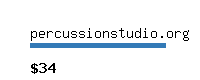 percussionstudio.org Website value calculator