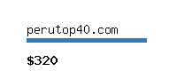 perutop40.com Website value calculator