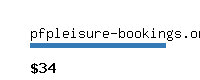 pfpleisure-bookings.org Website value calculator