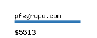pfsgrupo.com Website value calculator