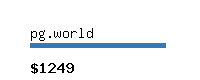 pg.world Website value calculator