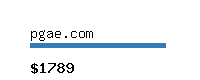 pgae.com Website value calculator
