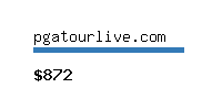 pgatourlive.com Website value calculator