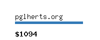 pglherts.org Website value calculator