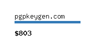 pgpkeygen.com Website value calculator