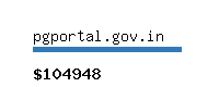 pgportal.gov.in Website value calculator