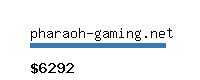 pharaoh-gaming.net Website value calculator