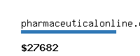 pharmaceuticalonline.com Website value calculator