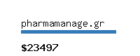 pharmamanage.gr Website value calculator