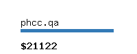phcc.qa Website value calculator
