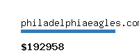 philadelphiaeagles.com Website value calculator