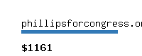 phillipsforcongress.org Website value calculator