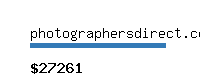 photographersdirect.com Website value calculator