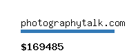 photographytalk.com Website value calculator