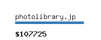 photolibrary.jp Website value calculator