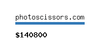 photoscissors.com Website value calculator