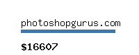 photoshopgurus.com Website value calculator