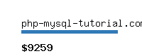 php-mysql-tutorial.com Website value calculator