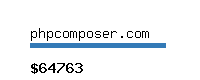 phpcomposer.com Website value calculator