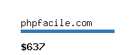 phpfacile.com Website value calculator