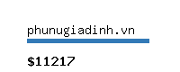 phunugiadinh.vn Website value calculator