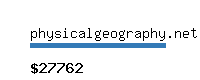 physicalgeography.net Website value calculator