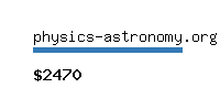 physics-astronomy.org Website value calculator