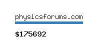 physicsforums.com Website value calculator