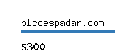 picoespadan.com Website value calculator