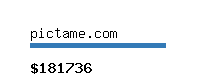 pictame.com Website value calculator