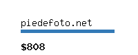 piedefoto.net Website value calculator