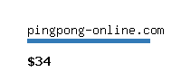 pingpong-online.com Website value calculator