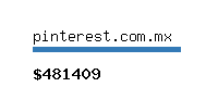 pinterest.com.mx Website value calculator