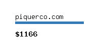 piquerco.com Website value calculator