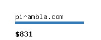 pirambla.com Website value calculator