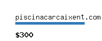 piscinacarcaixent.com Website value calculator