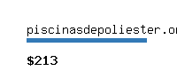 piscinasdepoliester.org Website value calculator