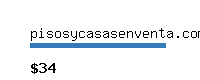 pisosycasasenventa.com Website value calculator