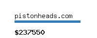 pistonheads.com Website value calculator