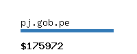 pj.gob.pe Website value calculator