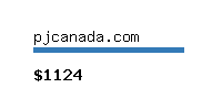 pjcanada.com Website value calculator