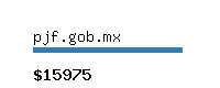 pjf.gob.mx Website value calculator