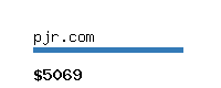 pjr.com Website value calculator