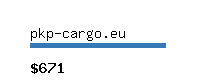 pkp-cargo.eu Website value calculator