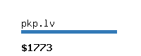 pkp.lv Website value calculator