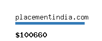 placementindia.com Website value calculator