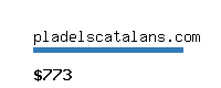 pladelscatalans.com Website value calculator