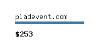 pladevent.com Website value calculator
