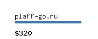 plaff-go.ru Website value calculator