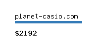 planet-casio.com Website value calculator